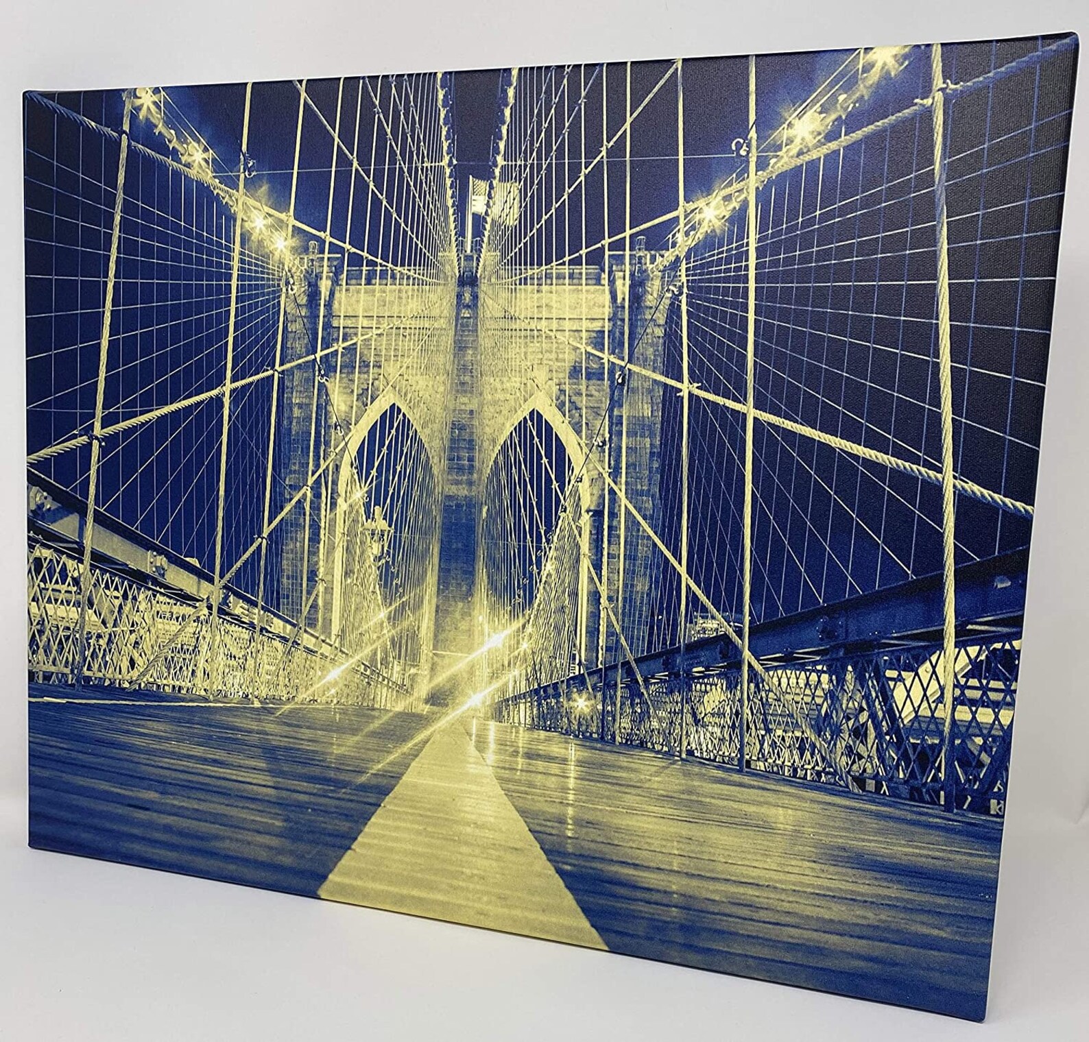 Canvas Wall Art Brooklyn Bridge New York Etsy