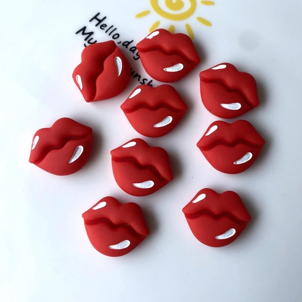 Red Lips Frig Red Lips Paper Clips 12 PCS per Set Etsy