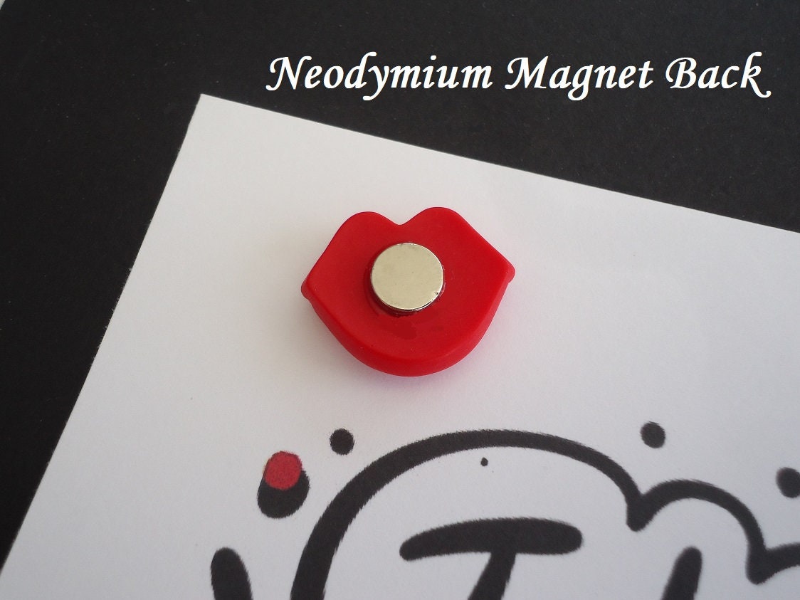Red Lips Frig Red Lips Paper Clips 12 PCS per Set Etsy