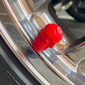 Skull Valve Stem Caps Realistic D-Stem Universal Fit Car Bicycle Motorcycle 3D Printed Your Choice Of Color!