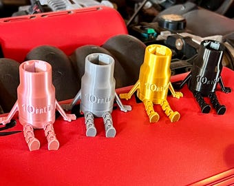 10 mm Socket Buddy Gambe snodabili Simpatico giocattolo da scrivania Fidget Toolbox Buddy Regalo antistress Meccanico