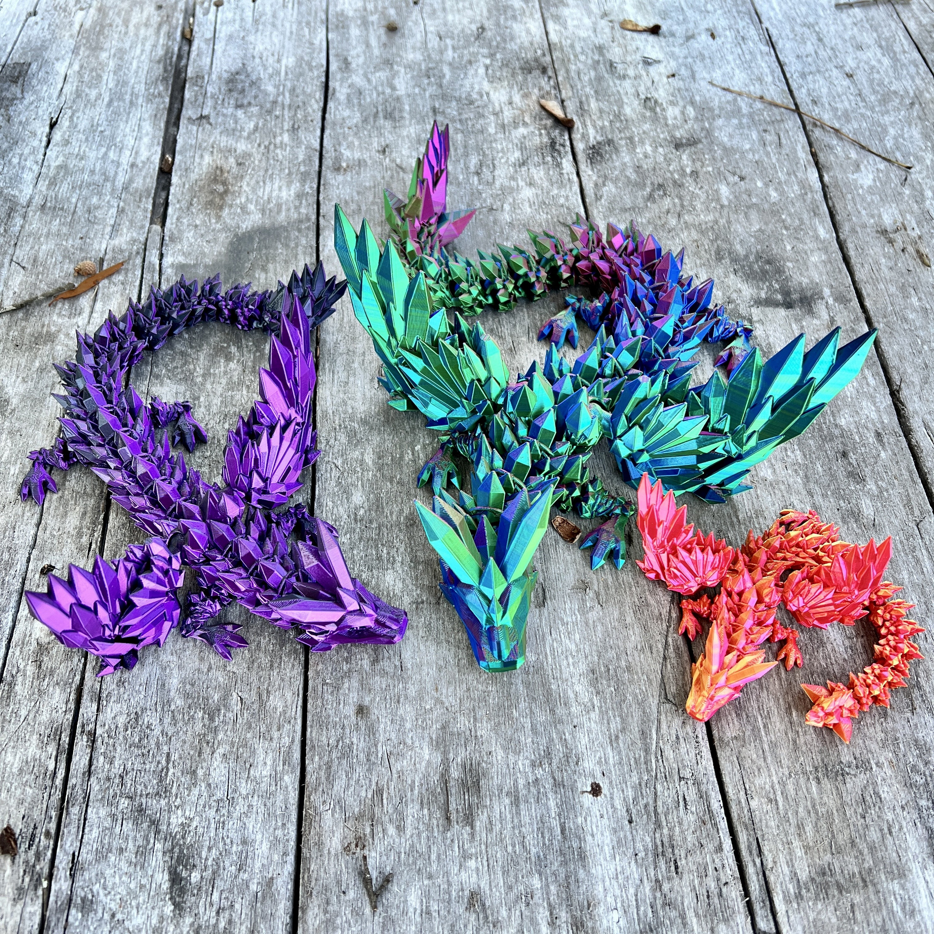 Figurines De Collection Dragon Sur Socle