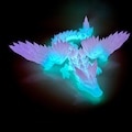 Magic Wing Crystal Dragon Glow In Dark Rainbow 3D Printed Bookshelf Decor Desk Decoration Fidget Sensory Toy Stress Cosplay Fantasy Winged