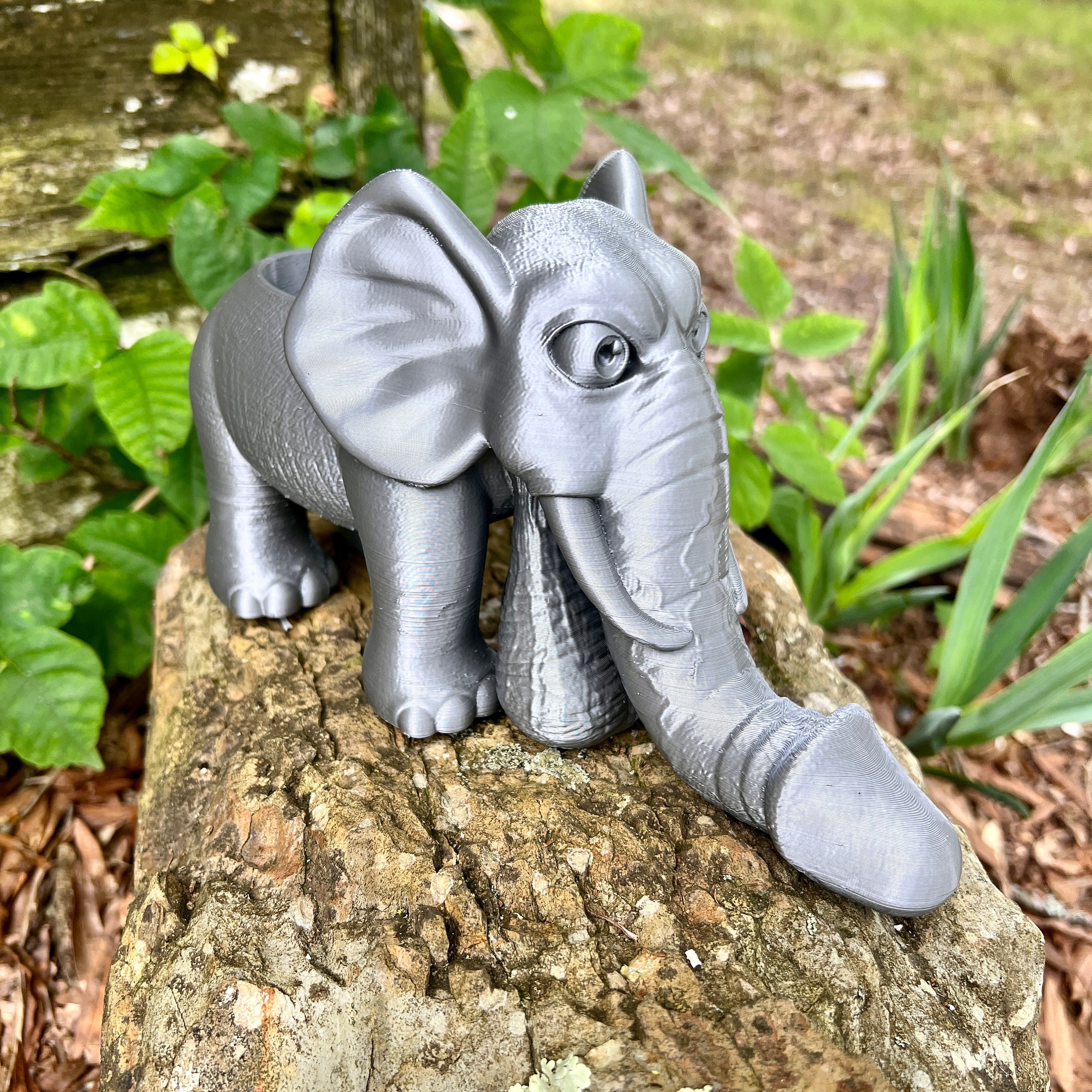 Adult Angry Elephant Planter Pot Mature Only 3D Printed Tortoise