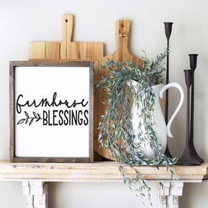 Farmhouse Blessings Svg Cut File, Cricut Farmhouse Svg, Silhouette Dxf ...