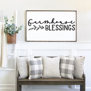 Farmhouse Blessings Svg Cut File, Cricut Farmhouse Svg, Silhouette Dxf ...