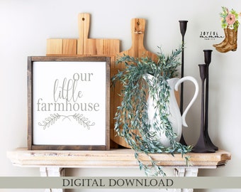 our little farmhouse  svg cut file, cricut farmhouse svg, silhouette dxf, farmhouse svg, glowforge svg, glowforge farmhouse, silhouette dxf