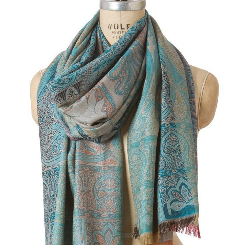Scarf / Cotton Cut Jacquard