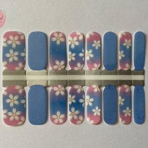 Blue Hawaii Nail Wraps | Nail Wraps | Nail Polish Sticker | Nail Strips