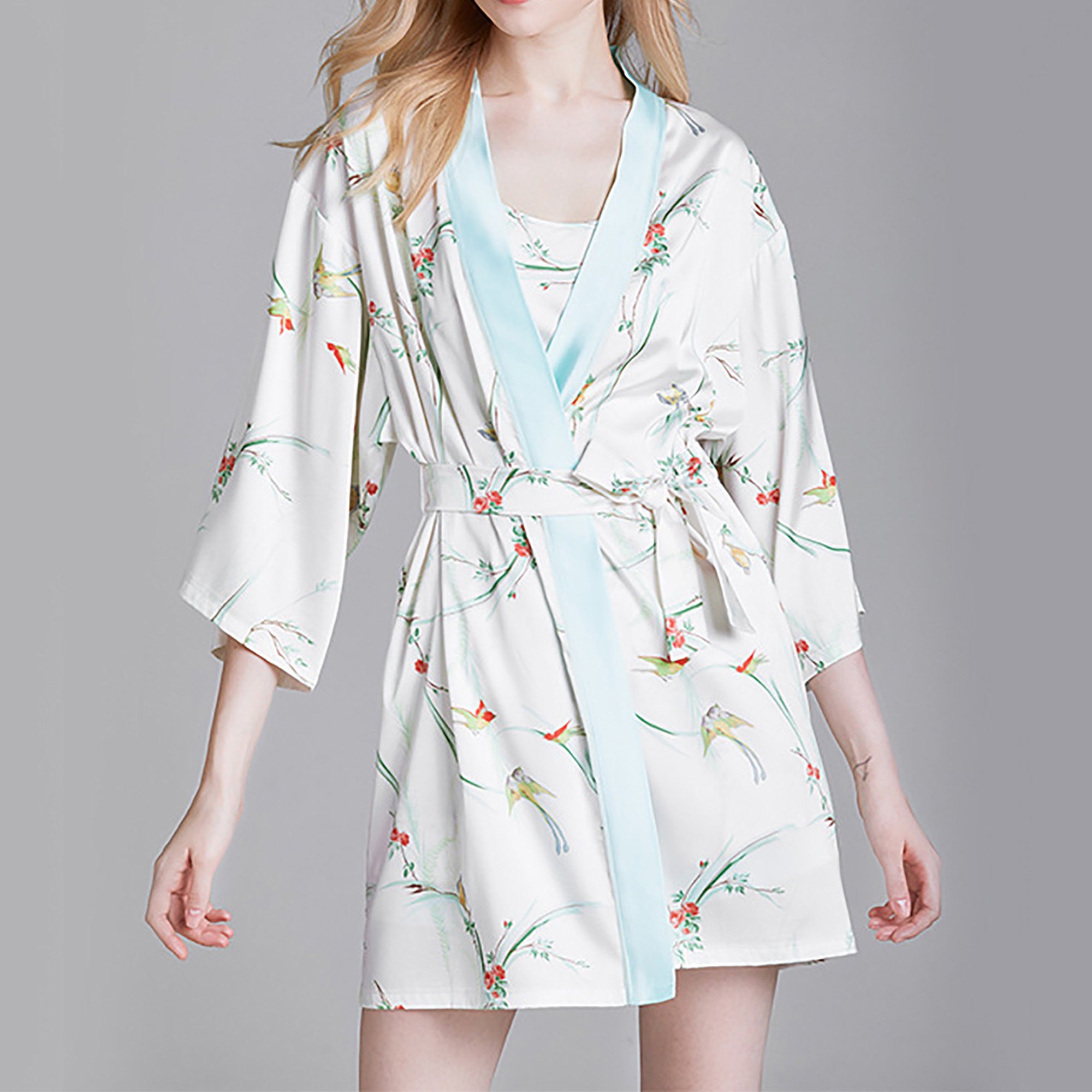 Silk Pajamas Ladies Summer Pajamas Ladies Home Wear Etsy