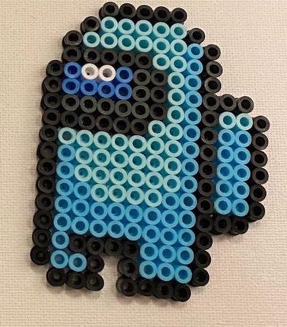 Light Blue Among Us Character Etsy