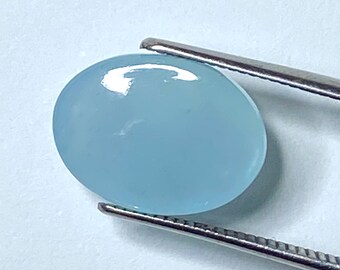 Natural Aquamarine Rose Cut GemStone Oval Shape