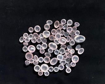 Natural Pink Rose Quartz Mixed Shape Loose Gemstone Lot For Jewellery Making