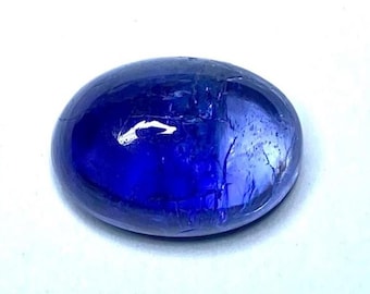 Natural Tanzanite Oval Cabochon | Blue Purple Tanzanite Loose Gemstone