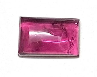 Natural Pink Tourmaline Cabochon Long Cushion Shape Gemstone Loose Pink Stone Jewellery Making