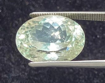 Natural Greenish Yellow Topaz Oval Faceted Gemstone | Loose Chartreuse Topaz | for Jewelry Making