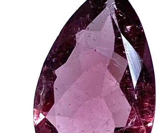 Natural Pink Tourmaline Pear Shape Faceted Handmade Gemstone | Loose Gemstone for Jewelry Making