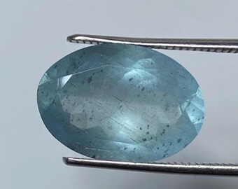 Natural Aquamarine Cut Gem Stone Oval Shape