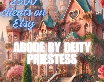 Romance Rose Castle Astral Abode Portal Attunement by Dety Priestess for Spirit Companions Remote Binding Activation Images Sent