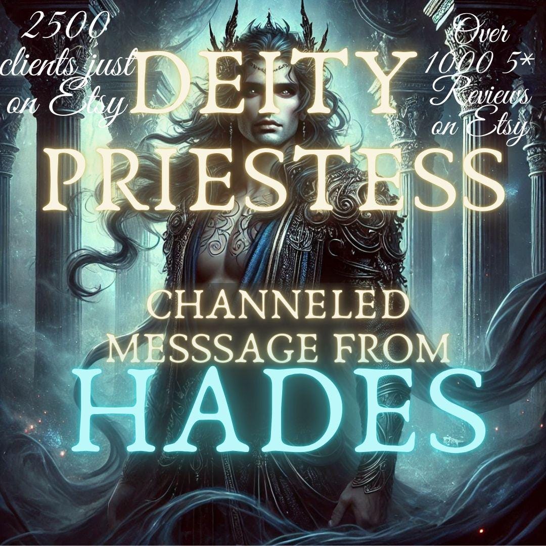Channeled Message From God Hades Psychic Reading Channeled Spirit Guide ...
