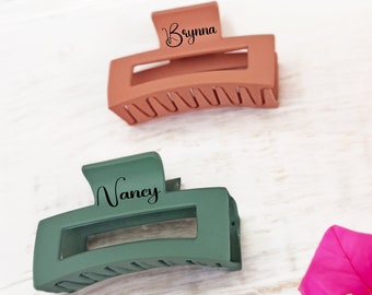 Braut Haarspangen, ich mache Crew Haarspangen, Haarschmuck für Sie, Brautjungfer Geschenk, Hochzeitsgeschenk, benutzerdefinierte Haarkralle, Brautjungfern Geschenkvorschlag