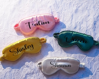 Personalized Sleep Mask，  Custom Eye Mask Bridesmaid Proposal Bridesmaid Gift, Bridal Party Gift