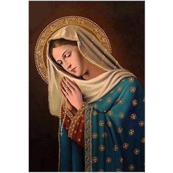 5D Diamond Painting Mother Mary Religious Kit