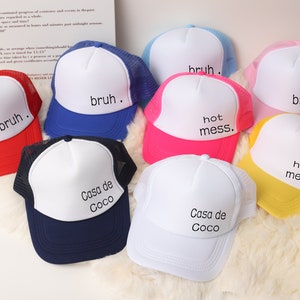 Custom Foam Trucker Hat,Personalized Foam Hat,Unisex Foam Trucker Hat,Custom Caps,Custom Hats, Trucker hats,Gift For Her, Gifts for Him