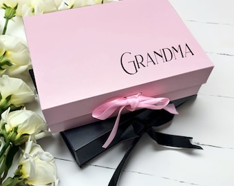 Personalized Bridesmaid Proposal Box,Personalized Keepsake Box,Bridesmaid Empty Box,  PINK Bridesmaid Box