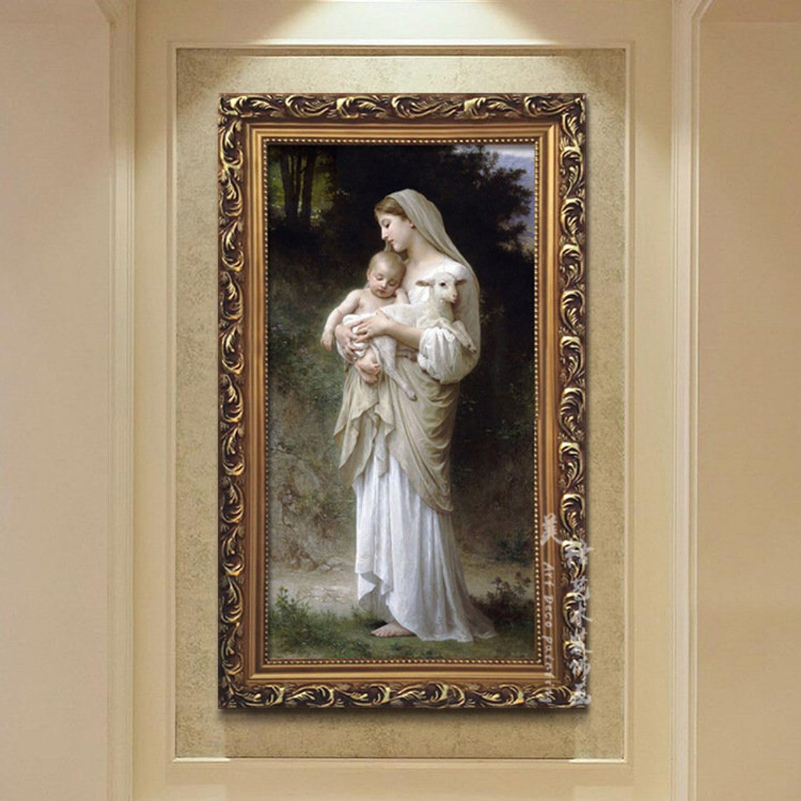 Catholic Virgin Mary Living Room Diamond Painting Etsy