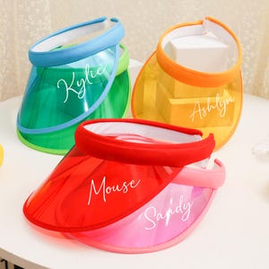 Custom Sun Visors for Women Bride Squad Sun Visor Bride Sun Visor Bridesmaid Proposal Summer Hat Custom Beach Visor Maid Of Honor Sun Visors