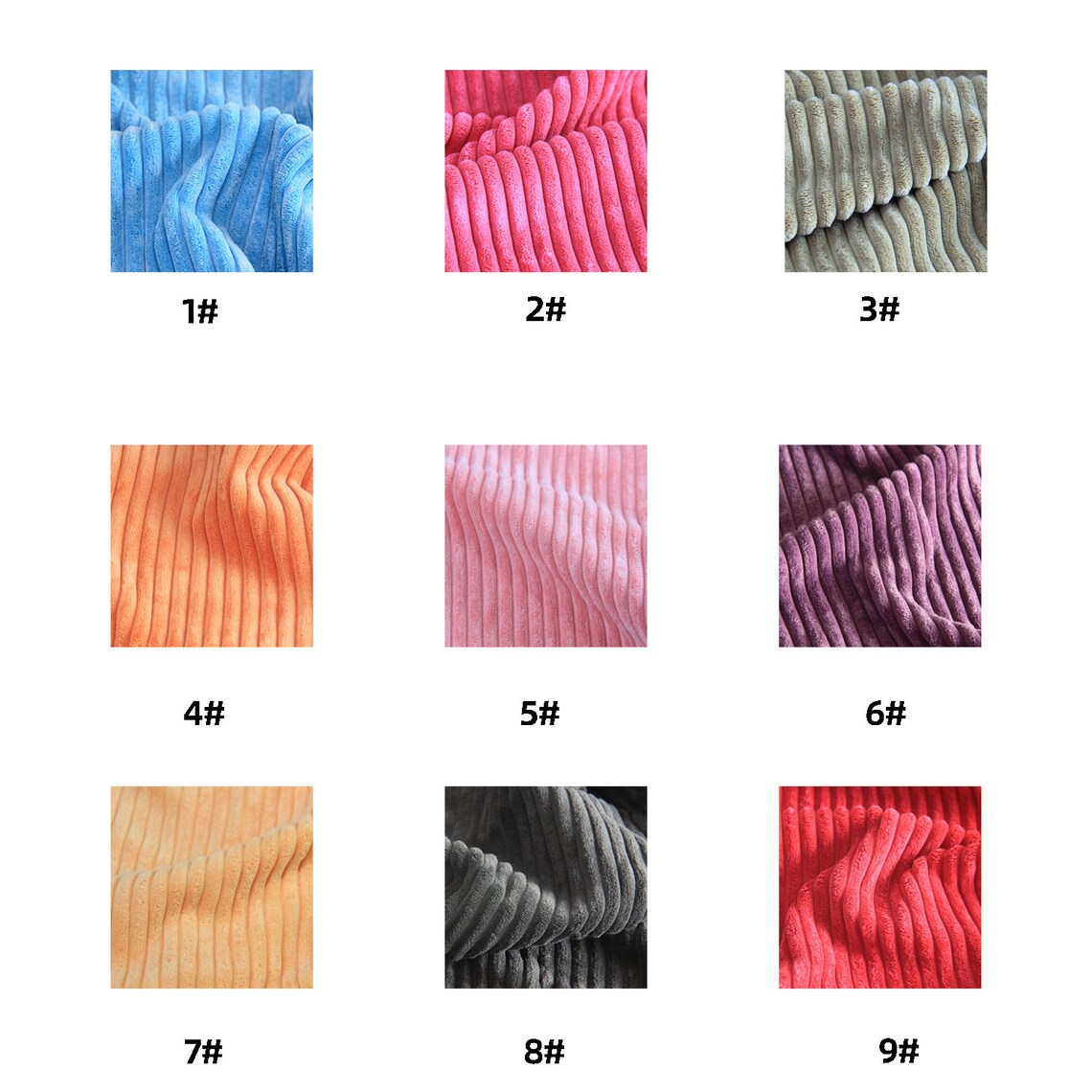 2.5W Corduroy Fabric By The Yard For Upholstery For Clothing Etsy