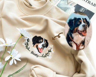 【GRAVER】22FW★ Yellow Boots Puppy Embroidery Sweatshirt Yellow Boots Puppy Embroidered Sweatshirt - GRAVER | 60