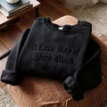 Embroidered A Little ray of Pitch Black Sweatshirt Sarcasm shirt Funny gift for friend Birthday Halloween Shirt Dark Humor product logo