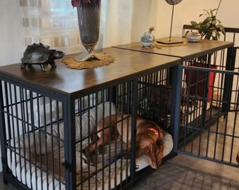 Modern Style MDF and Metal Dog Kennels for your lovely home, livingroom furniture pet crates