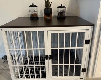 Modern Design Wooden MDF and Metal Dog Kennels for your lovely home, livingroom furniture pet crates