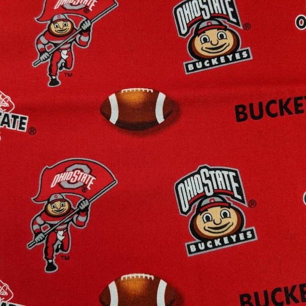 Ohio State University Buckeyes Sports Fabric