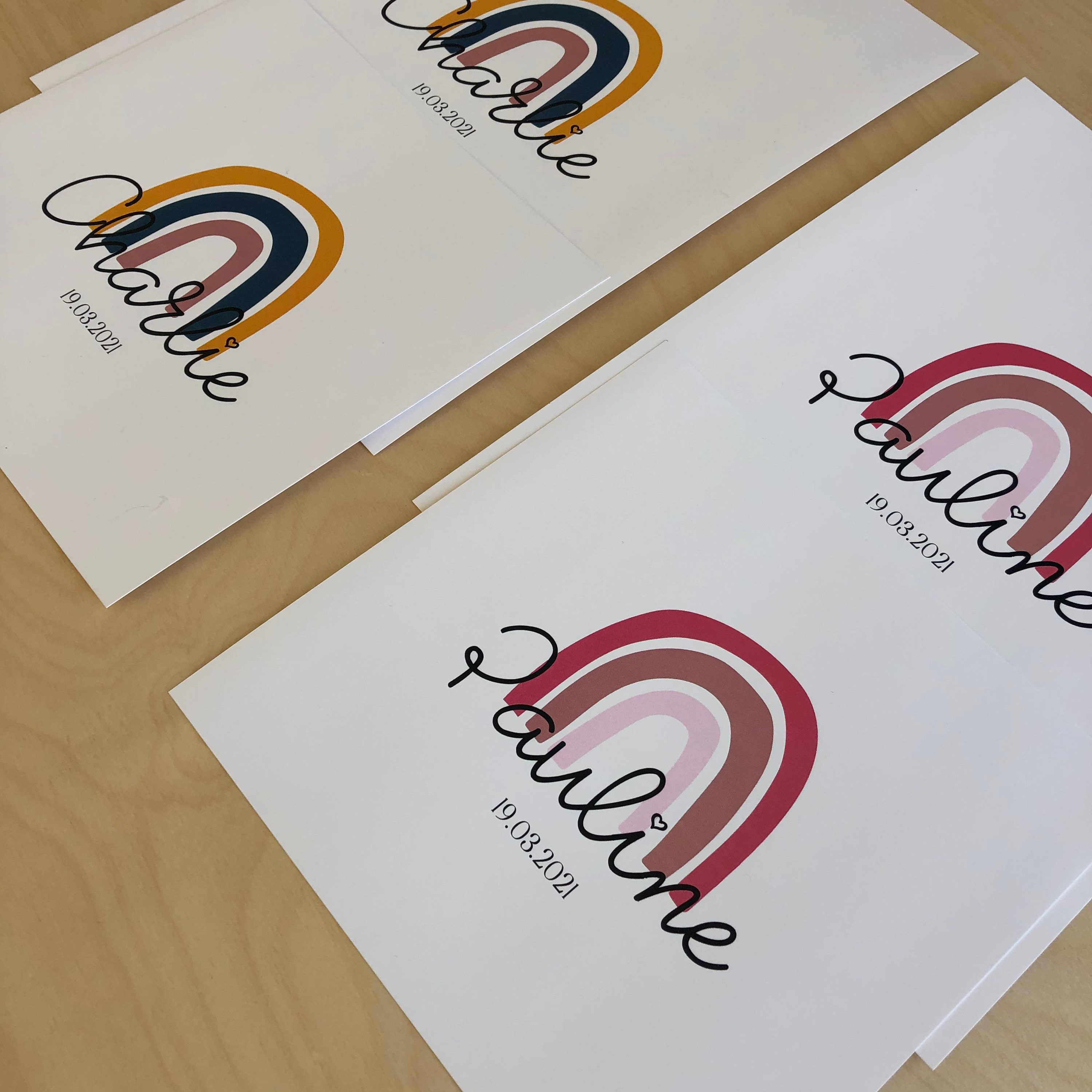 Affiche Arc-En-Ciel à Personnaliser