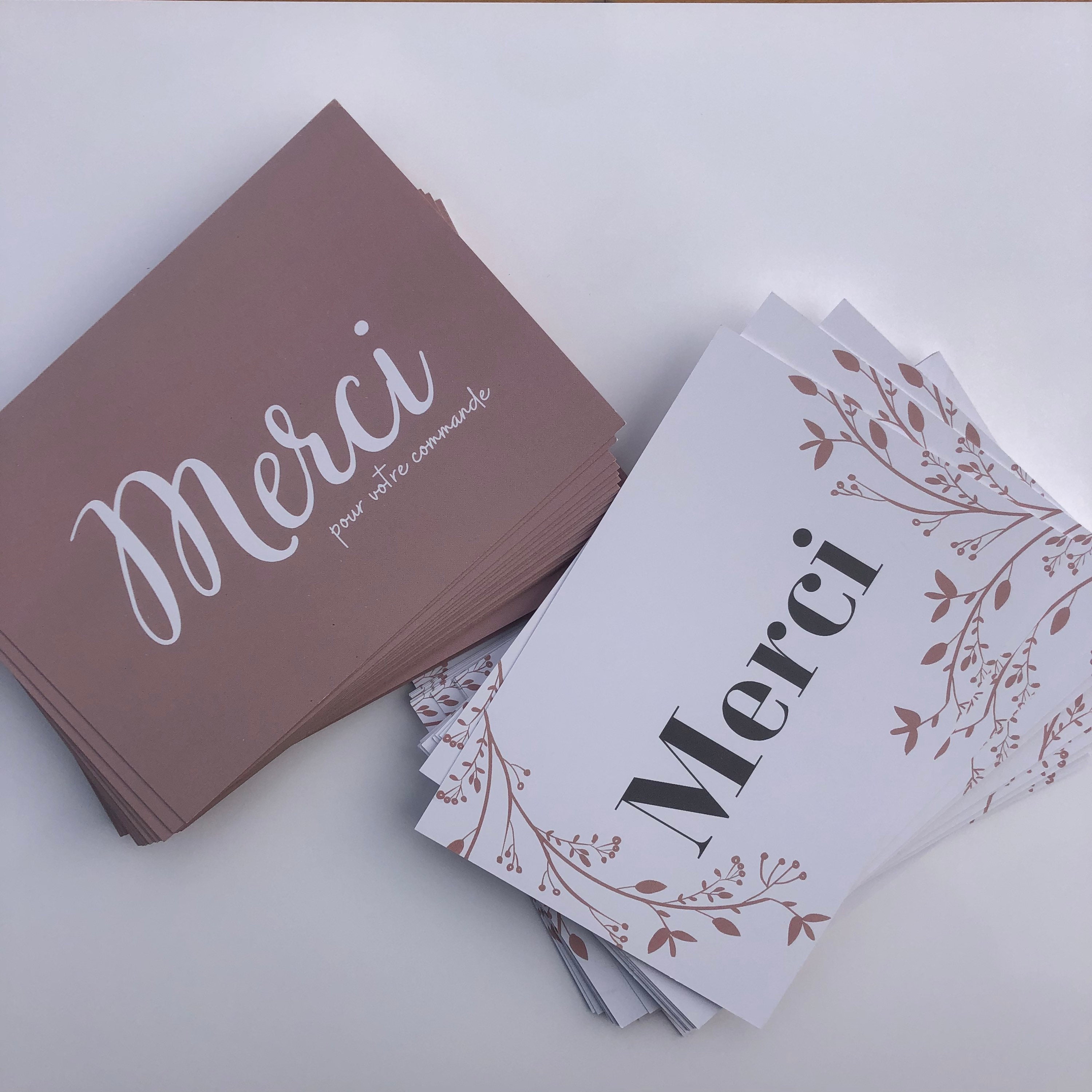 Cartes Merci Lot De 20 Etsy France