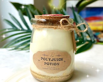 Polyjuice Potion | COLOR CHANGING CANDLE | sorting hat candle| hand-poured soy wax | Citrus Mint | made to order