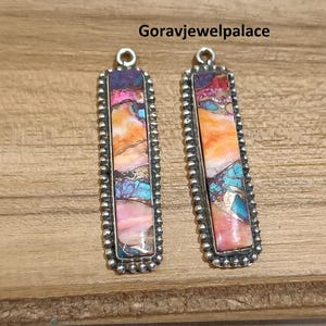 Pink Turquoise Earring, Dangle & Drop Earrings, 925 Silver Jewelry, Handmade Earring, Gift For Designer Earring, Turquoise Jewelry, Gifts
