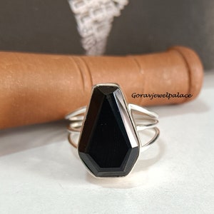 Black Onyx Ring, Boho Ring, 925 Sterling Silver Ring, Handmade Ring, Beautiful Ring,Designer Ring,Gift Ring, Events Ring,Onyx Jewelry