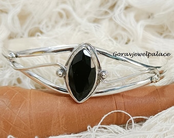 Vintage Black Onyx Bangle ブラック オニキス バングル Amazon.com: Genuine Black Onyx Bangle Bracelet, 15mm Wide