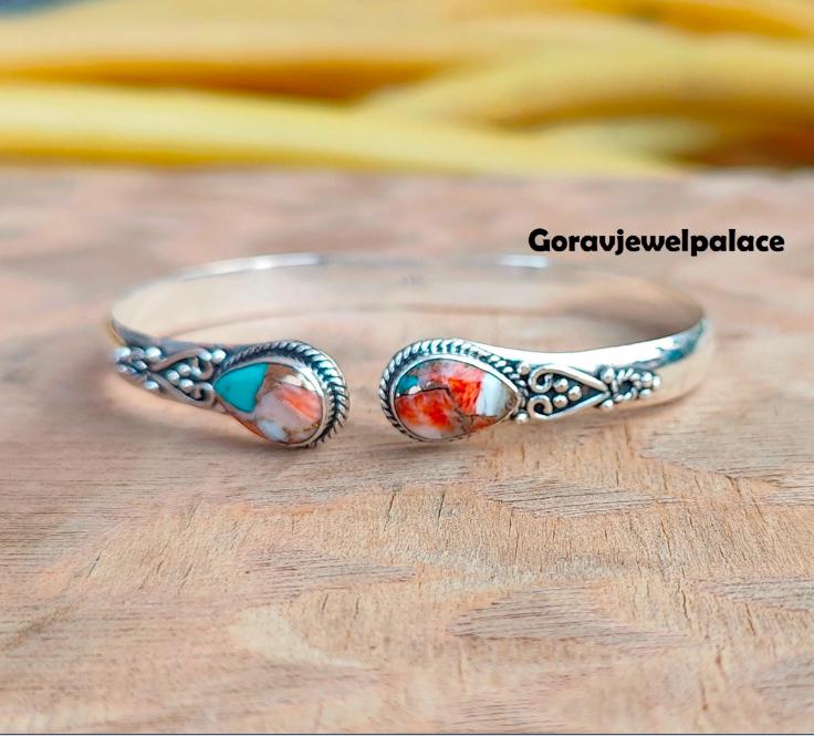 アクセサリー vintage turquoise silver925 bangle 925 sterling silver customized vintage design turquoise
