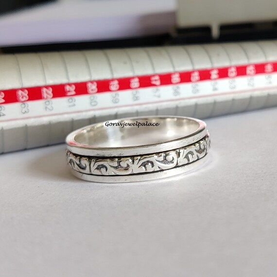 Sterling Flower & Vine Spinner Rings Sterling Flower & Vine Spinner Rings