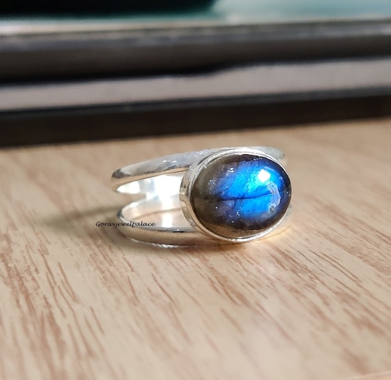 Anello In Argento Con Labradorite-8334RK | Gioielli - Foto 4