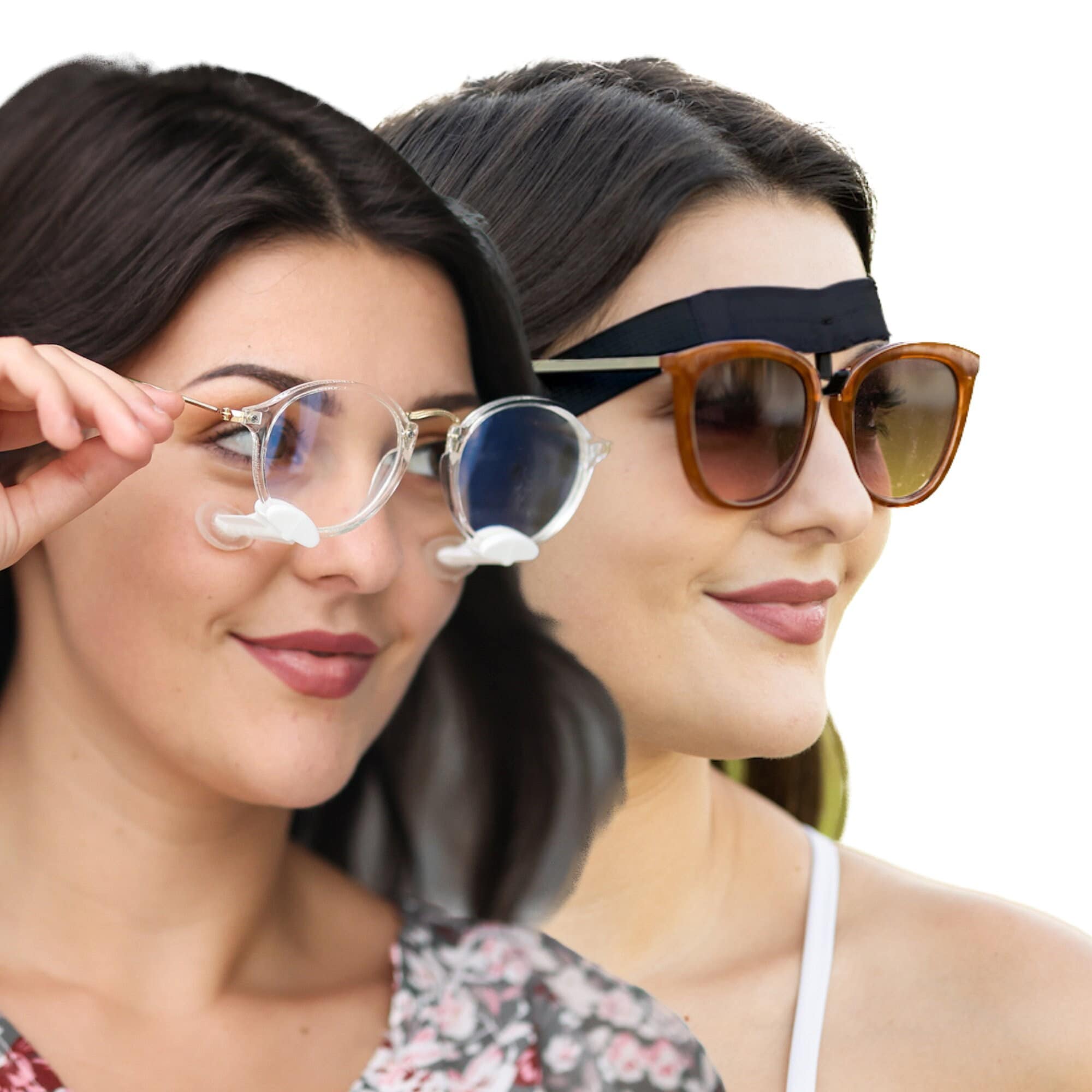 5Paar Silikon Anti-Rutsch Silikon Nasenpolster für Brillen Sonnenbrillen  Glas SC