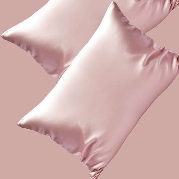 Pink Mulberry Silk Pillowcase Set Of 2 - Standard Queen, Silk Works London