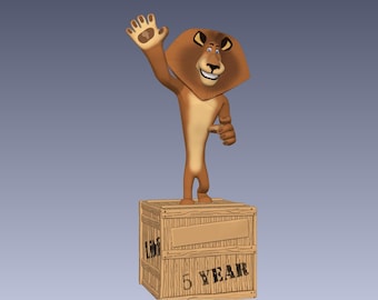 Lion 3D print STL