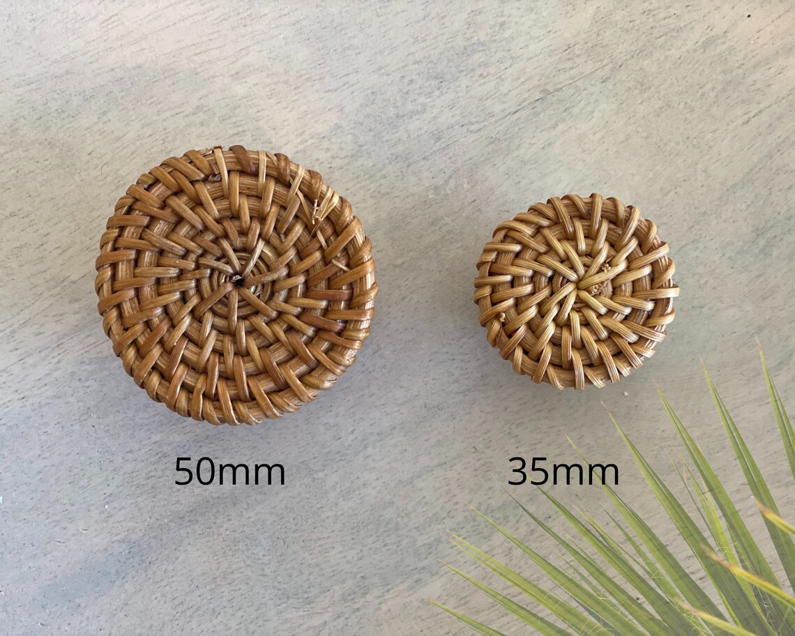 Rattan Knob Rattan Handle Furniture Knobs Hardware Etsy Australia